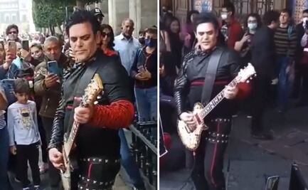 Rammstein sorprende a sus fans mexicanos con una pequeña presentación en el Zócalo