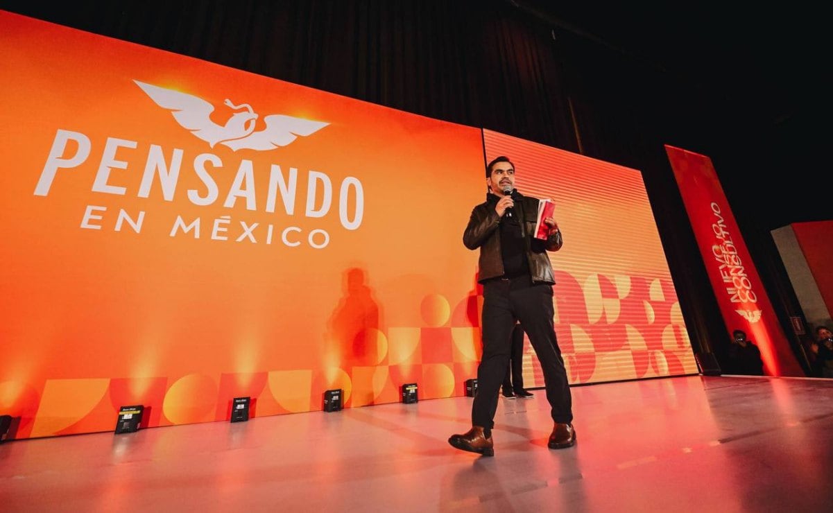 Máynez destaca liderazgo de Mariana Rodríguez y Colosio rumbo a elección del 2027 (18/03/2026). Foto: Facebook Jorge Máynez