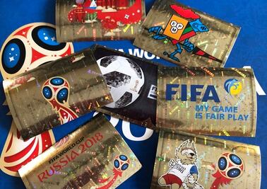 Roban 7.3 millones de pesos en estampas del Mundial Rusia 2018