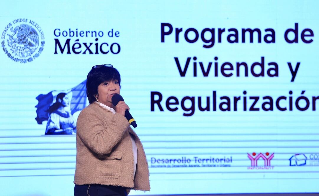 Edna Elena Vega Rangel, secretaria de Desarrollo Agrario, Territorial y Urbano. Foto: Berenice Fregoso / EL  UNIVERSAL