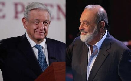 Carlos Slim se reúne con AMLO en Palacio Nacional por más de dos horas
