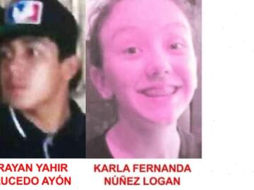 Activan la Alerta Amber para encontrar a Karla y Brayan, adolescentes desaparecidos en Sinaloa