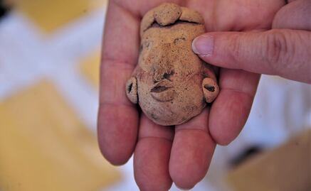 Hallan piezas prehispánicas en la Segunda Sección del Bosque de Chapultepec: VIDEO