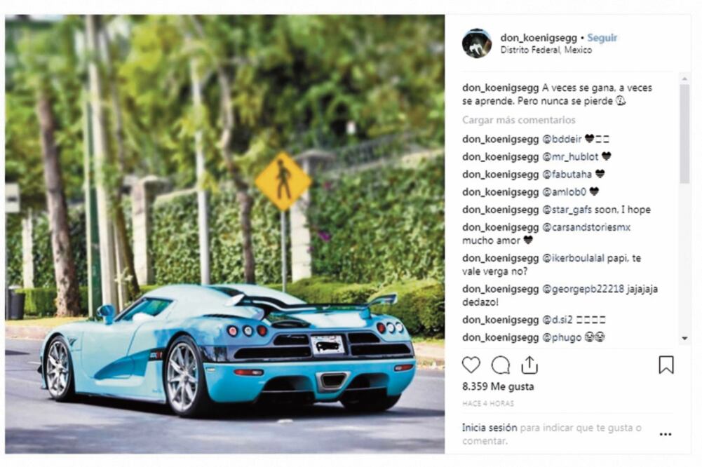 La imagen registra más de 8 mil me gusta; entre los comentarios, los seguidores preguntan al usuario si “ya mandó arreglar el golpe”. Foto: TOMADA DE REDES