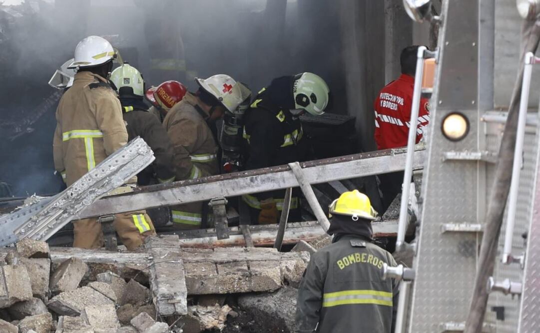 Desplome de aeronave tipo jet en Toluca este lunes 15 de diciembre de 2025. Foto: Alejandro Vargas