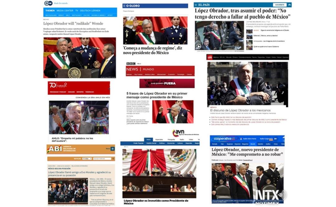 "No tengo derecho a fallar al pueblo de México", destacó El País. Foto: Notimex