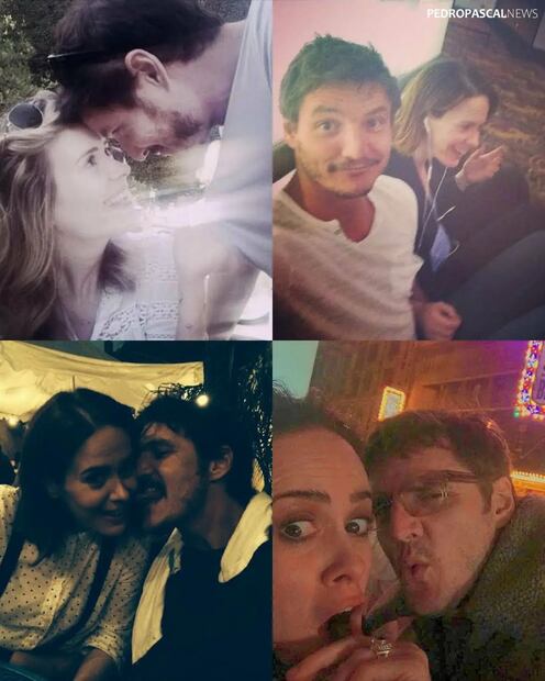 Sarah Paulson y Pedro Pascal. Fuente: Instagram @pedropascalnews