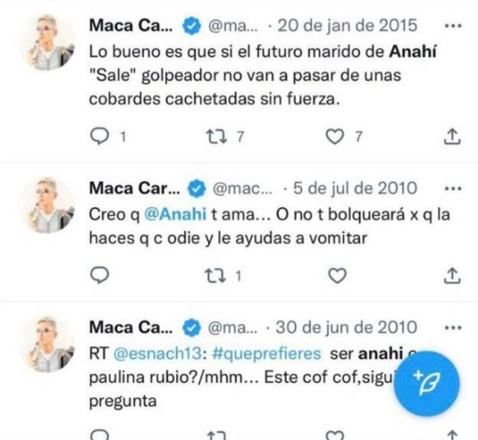 Anahí enfrenta a Maca Carriedo en pleno show en vivo: "Ya sé que te caigo medio gorda"