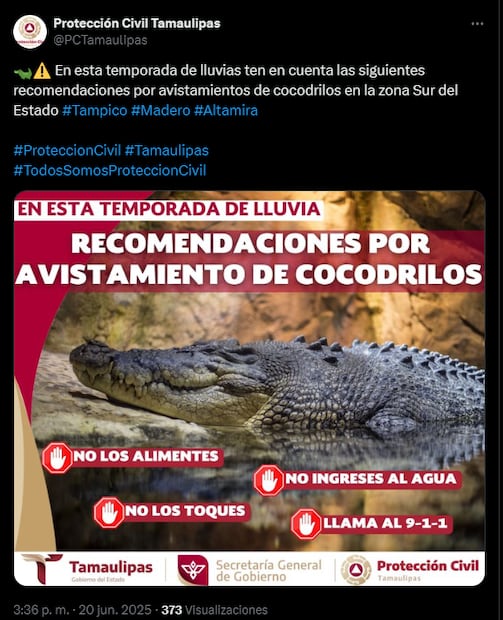 Protección Civil Tamaulipas. Foto: Redes Sociales
