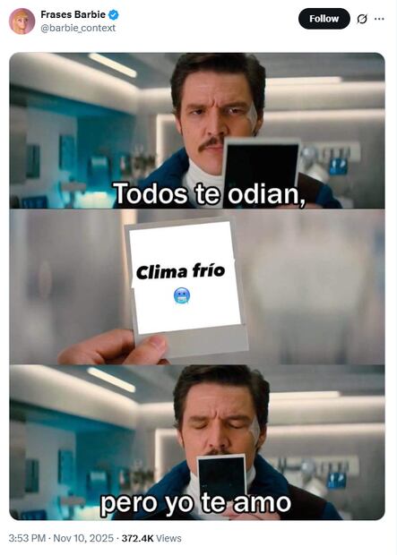 Muchos internautas ya han compartido en las redes sociales sus mejores memes. Foto: Captura de pantalla X.