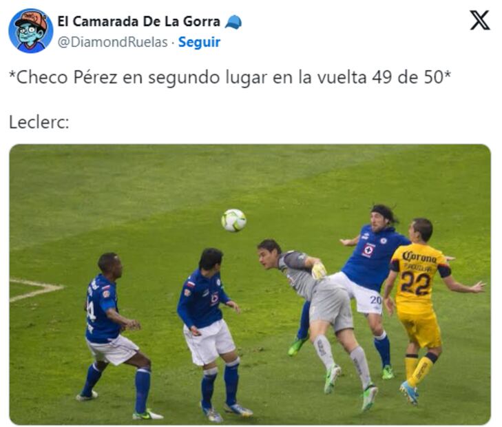 Los mejores memes del subcampeonato de Checo Pérez en el GP de Las Vegas