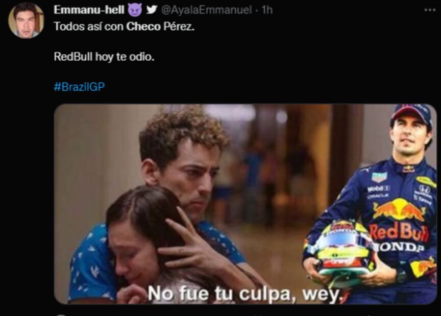 Los memes que dejó la polémica entre Checo Pérez y Max Verstappen