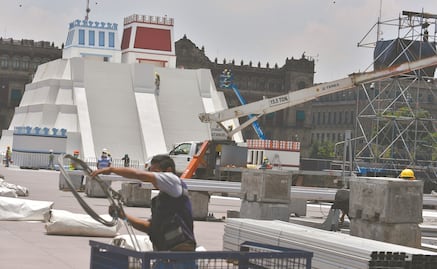 Maqueta en el Zócalo la pagó una empresa: Secretaría de Cultura local