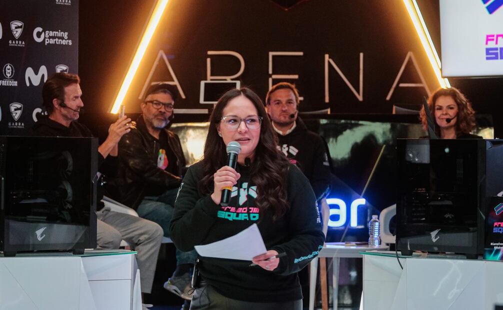 Evento de lanzamiento de Freedom Squad, gamers contra la trata infantil en la Arena Movistar en la plaza Artz Pedregal. Foto: Gabriel Pano/El Universal