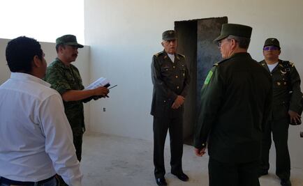 Titular de Sedena visita obras de nueva base militar en Sinaloa