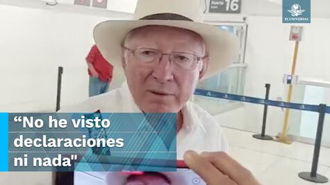 Desconoce Ken Salazar declaraciones de Blinken sobre narcotráfico en México
