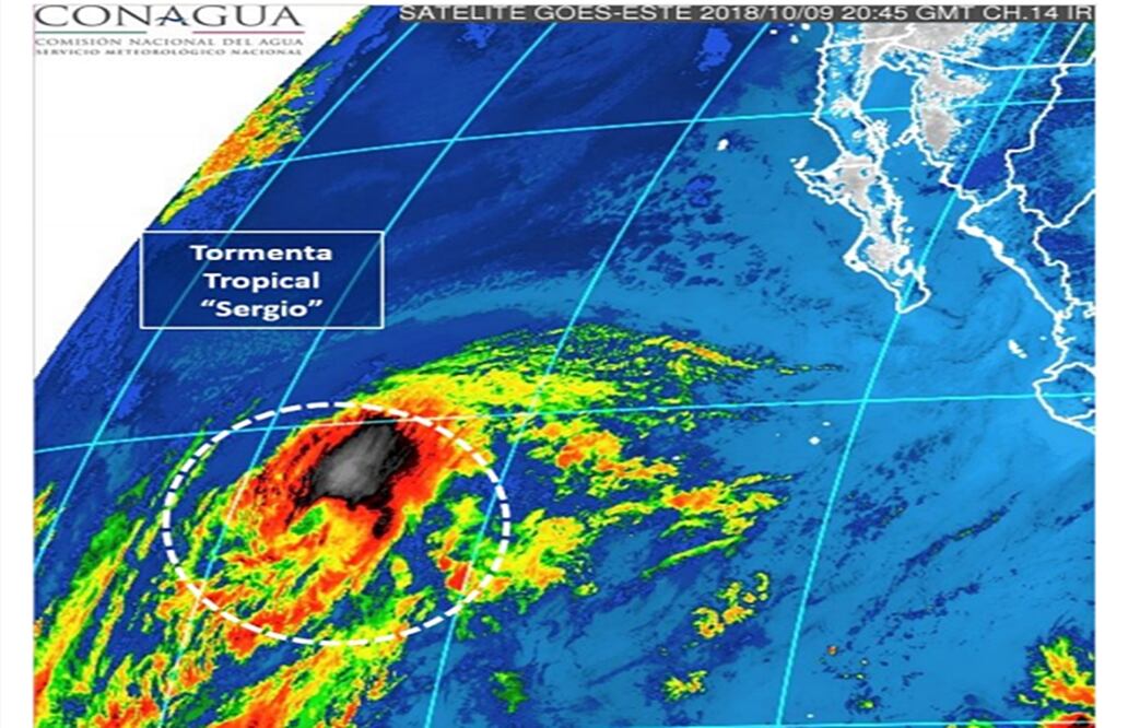 Autoridades informaron que se pronostican lluvias importantes para la zona norte del estado, por lo que se declararon en alerta preventiva. Foto: smn.cna.gob.mx