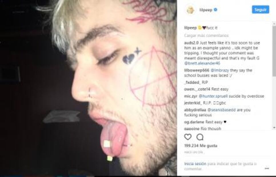 Muere el rapero Lil Peep a los 21 años