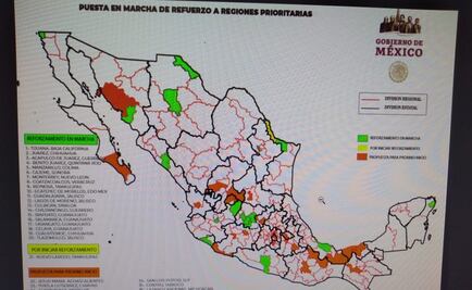 Aumentan a 51 las regiones prioritarias para la Guardia Nacional