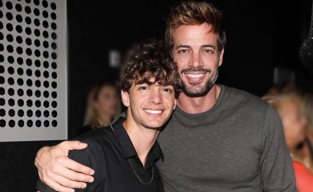 William Levy y su hijo Christopher. Fuente: Instagram @christopherlevy