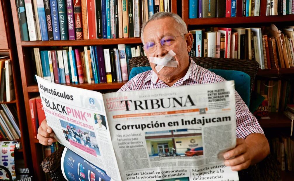 Jorge González dice que a sus 72 años lo acusan de violencia política de género
e incitación al odio, cuando él está para disfrutar lo que le queda de vida. Foto: Valente Rosas / EL UNIVERSAL