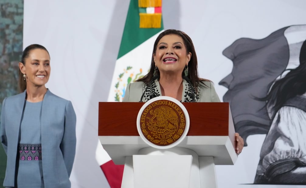 Clara Brugada, jefa de Gobierno de la Ciudad de México, anunció una transformación de la capital del país, a 196 días de la inauguración de la Copa FIFA 2026. Foto: Presidencia