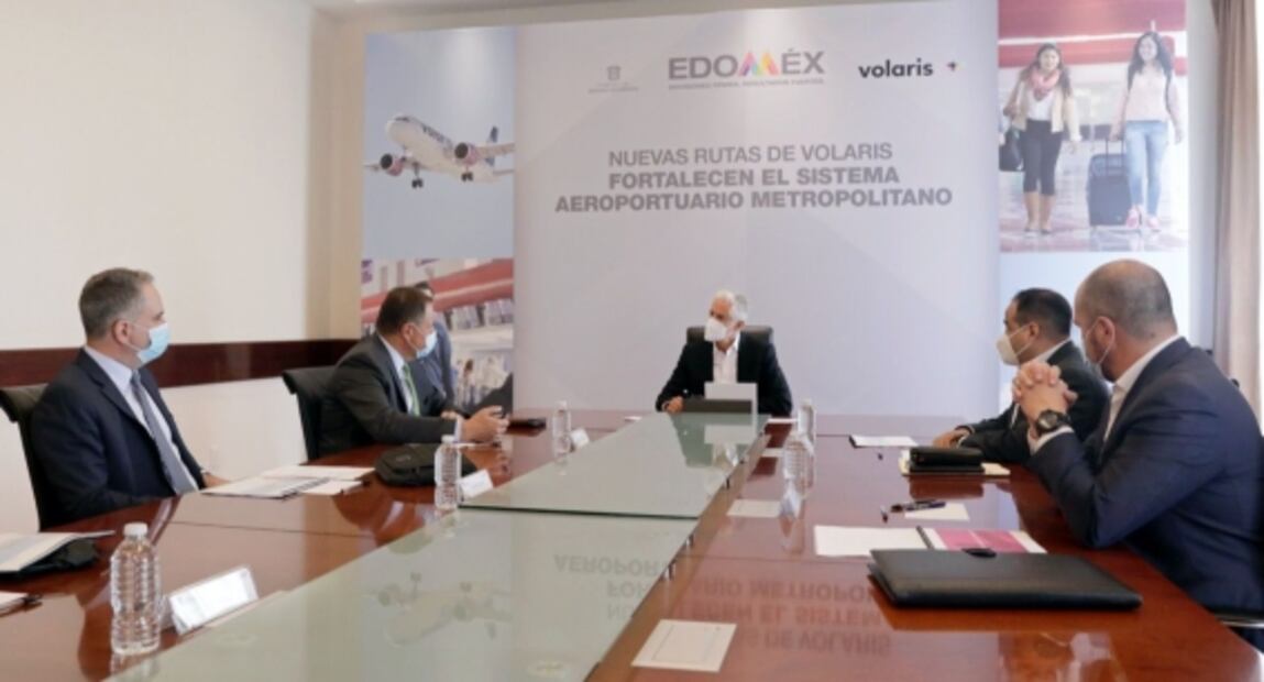 Del Mazo anuncia reinicio de operaciones de Volaris en Aeropuerto de Toluca con 6 destinos 