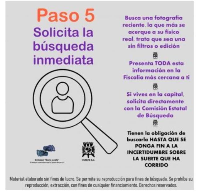 ¡Toman la iniciativa! Organización crea protocolo de 5 pasos para la búsqueda inmediata de mujeres desaparecidas 