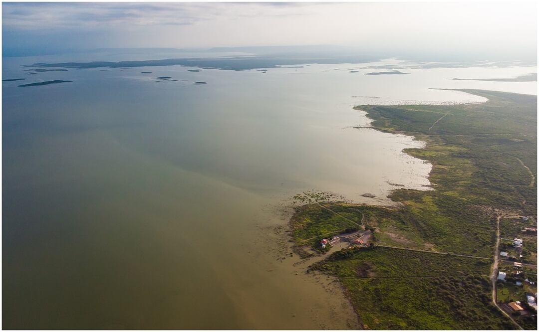 La presa Vicente Guerrero es la sexta más grande de México, abarca una superficie aproximada de 39 mil hectáreas, y es la principal fuente de abastecimiento de la capital Ciudad Victoria, Tamaulipas (17/12/2024). Foto: Roberto Iván Aguilar Tejada / EL UNIVERSAL