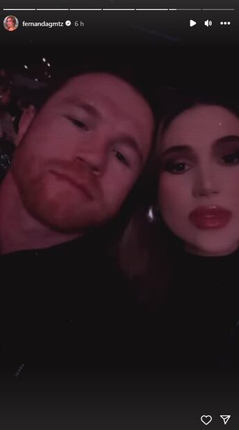 Saúl “Canelo” Álvarez y su esposa Fernanda Gómez. Foto: Instagram