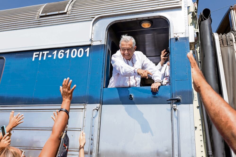 El Tren Interoceánico fue una de las megaobras del expresidente Andrés Manuel López Obrador; sin embargo, él mismo reconoció que en su gobierno no sería terminado. Foto: Archivo EL UNIVERSAL