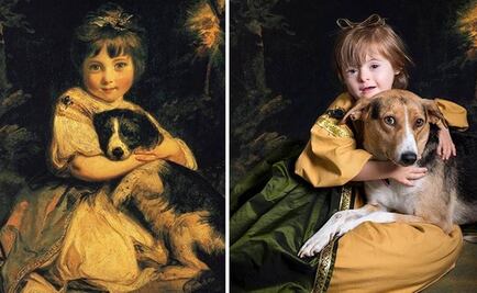 Niños con síndrome de Down protagonizan famosas pinturas