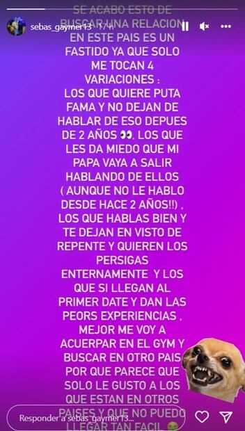 Hijo de Alfredo Adame asegura que no encuentra novio por culpa de su papá
