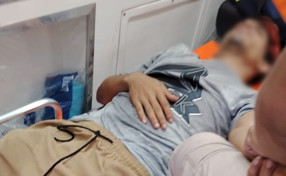 Agentes del INM detuvieron en dos operativos por separado, a un número indeterminado de integrantes de la caravana migrante (09/10/2025). Foto: Especial