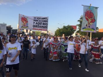 Marchan por la paz en Culiacán tras balaceras