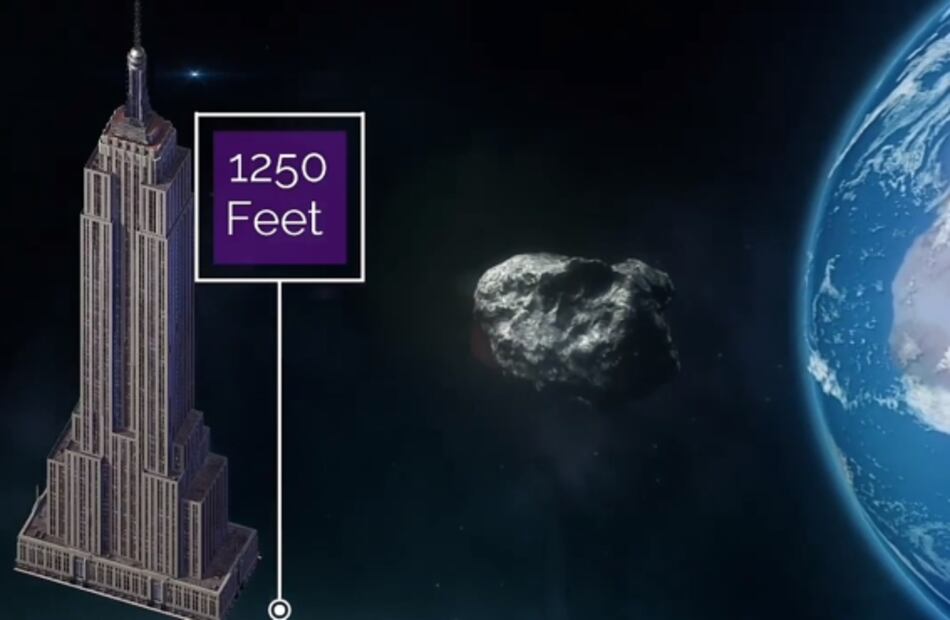 NASA. "Doce veces más rápido que una bala de rifle": a esta velocidad avanza el asteroide que se acerca a la Tierra