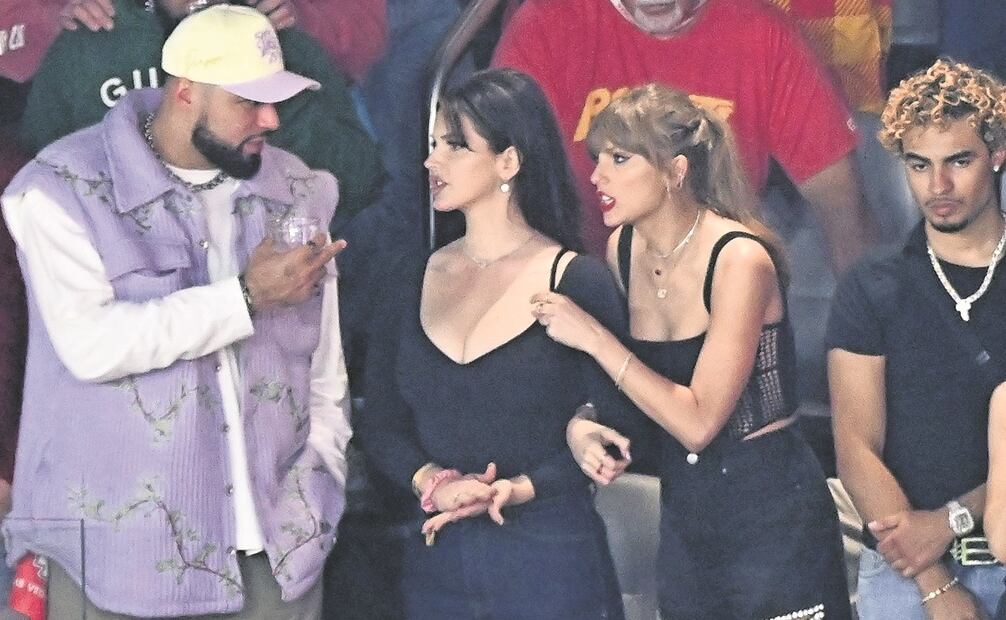 Lana del Rey y Taylor Swift presenciaron juntas el partido para apoyar al equipo de los Chiefs. Foto: AFP