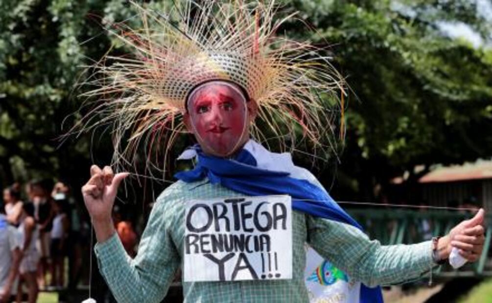 Reportan un muerto tras ataque a marcha contra el presidente de Nicaragua