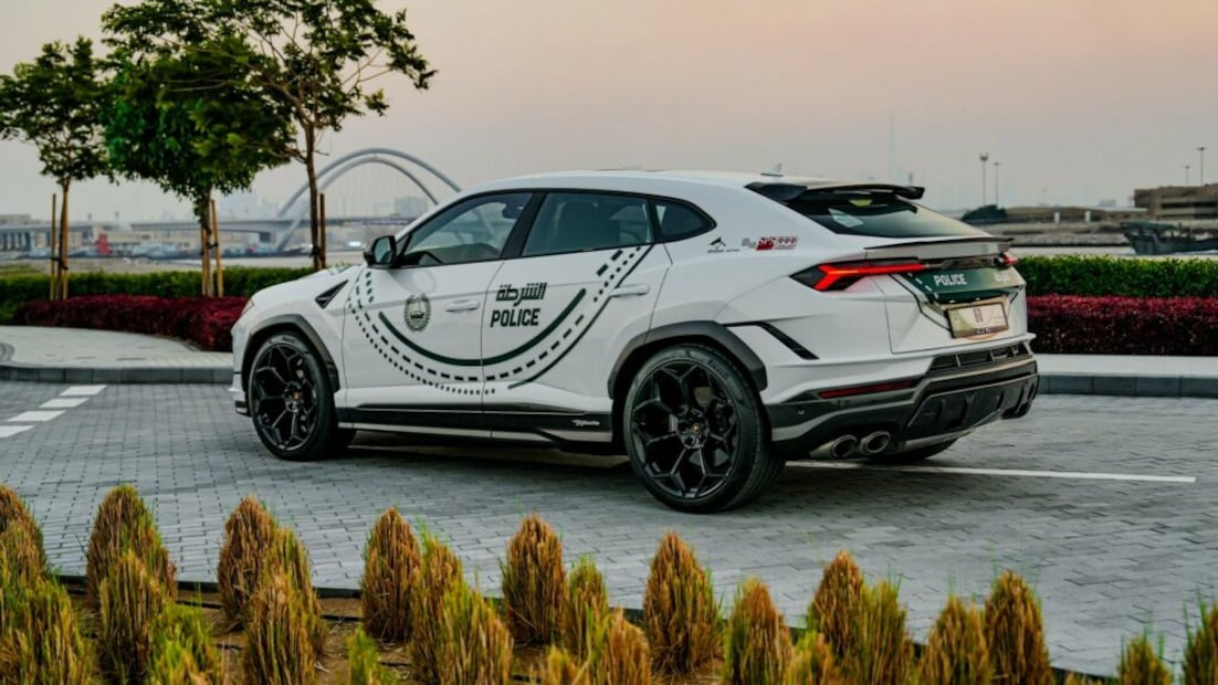 La más reciente patrulla de Dubai es un Lamborghini Urus Performante.