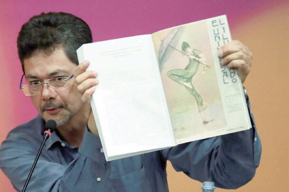 En el libro El Universal Ilustrado. Antología, editado por el Fondo de Cultura Económica, se hace una revisión del trabajo de intelectuales e ilustradores que formaron parte del suplemento cultural. Foto: ALEJANDRA LEYVA. EL UNIVERSAL