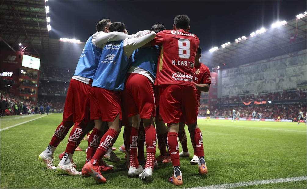 Toluca terminó como líder de la competencia luego de 17 fechas del Apertura 2025. FOTO: Imago7