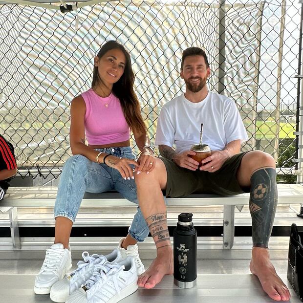 Lionel Messi y Antonella Roccuzzo. Fuente: Instagram @antonelaroccuzzo