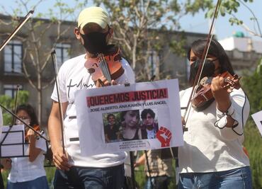 Con concierto, exigen justicia por el asesinato de 3 hermanos en Guadalajara