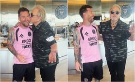 Carlos Villagrán detalla cómo fue su encuentro con Messi y el beso que le dio en la mejilla: "en Argentina, se besan los hombres"
