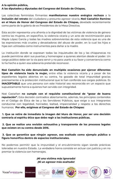 Foto: Facebook 50+1 Chiapas