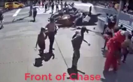 Difunden videos de atropellamiento en Times Square
