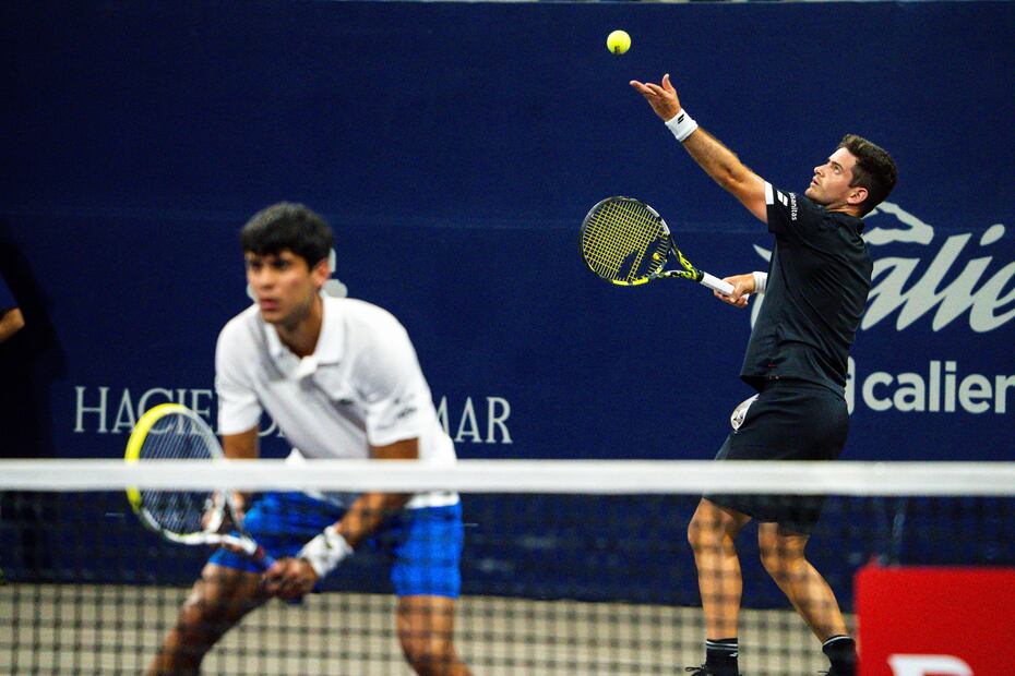 Rodrigo Pacheco y Nicolás Mejía en el Abierto de Los Cabos - Foto: Mifel Tennis Open by Telcel Oppo