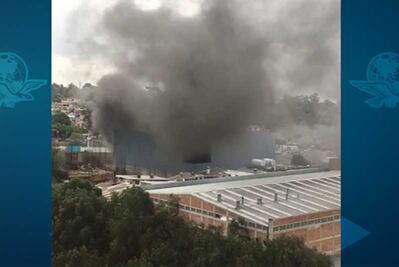 Incendio en Avenida Central
