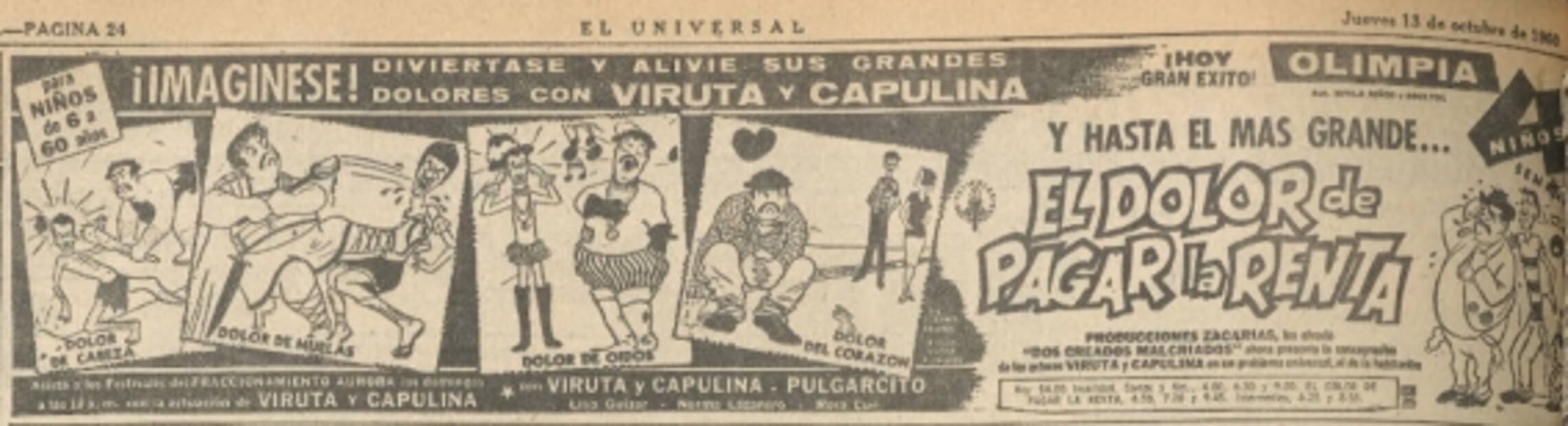 Cuando se juntaron Capulina y Chabelo, dos "niñotes" de casi 100 años 