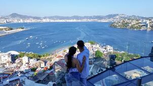 Así es el nuevo mirador de cristal de Acapulco